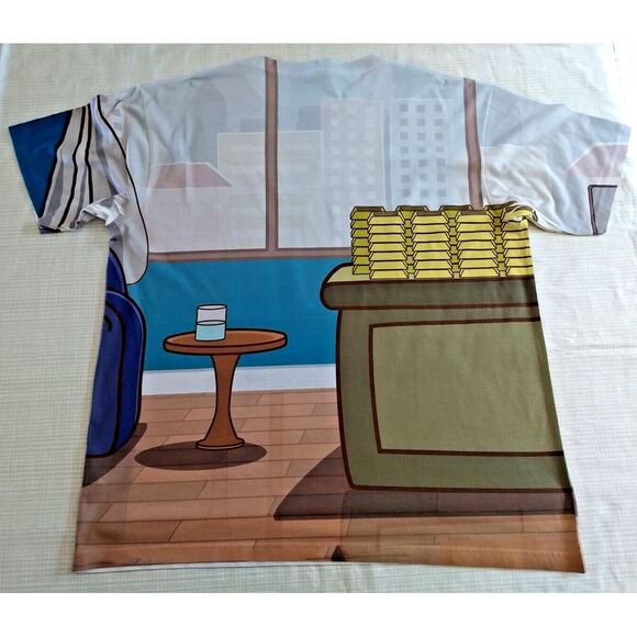 Wall Street Trader Gold Bars All Over Print Graphic‎ Mens 2XL Vapor Apparel XXL - Picture 2 of 16